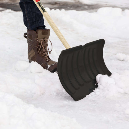 Snow pusher, 21" poly blade