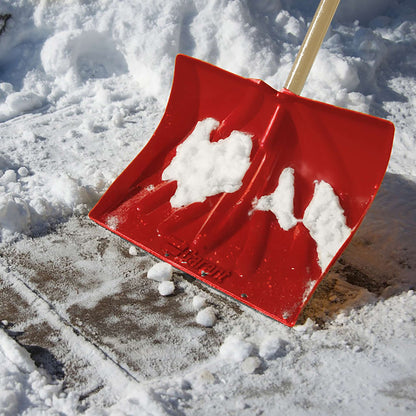 Pelle à neige, lame poly 18 po, lamelle d'acier