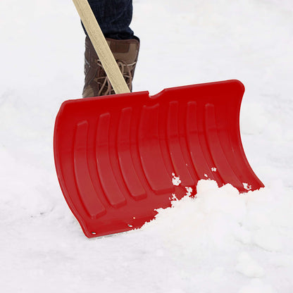Pelle-grattoir à neige 21 po avec lamelle d'acier