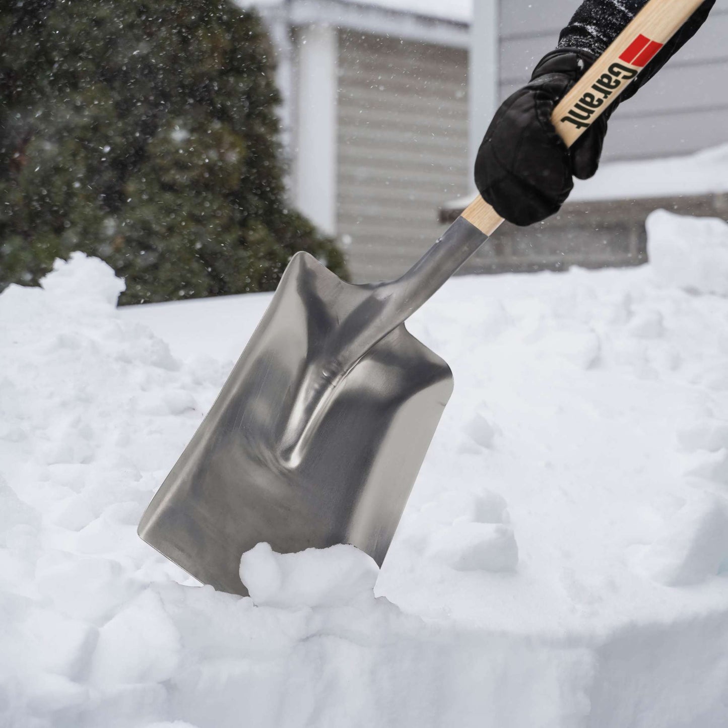 Snow shovel, 11" aluminum blade