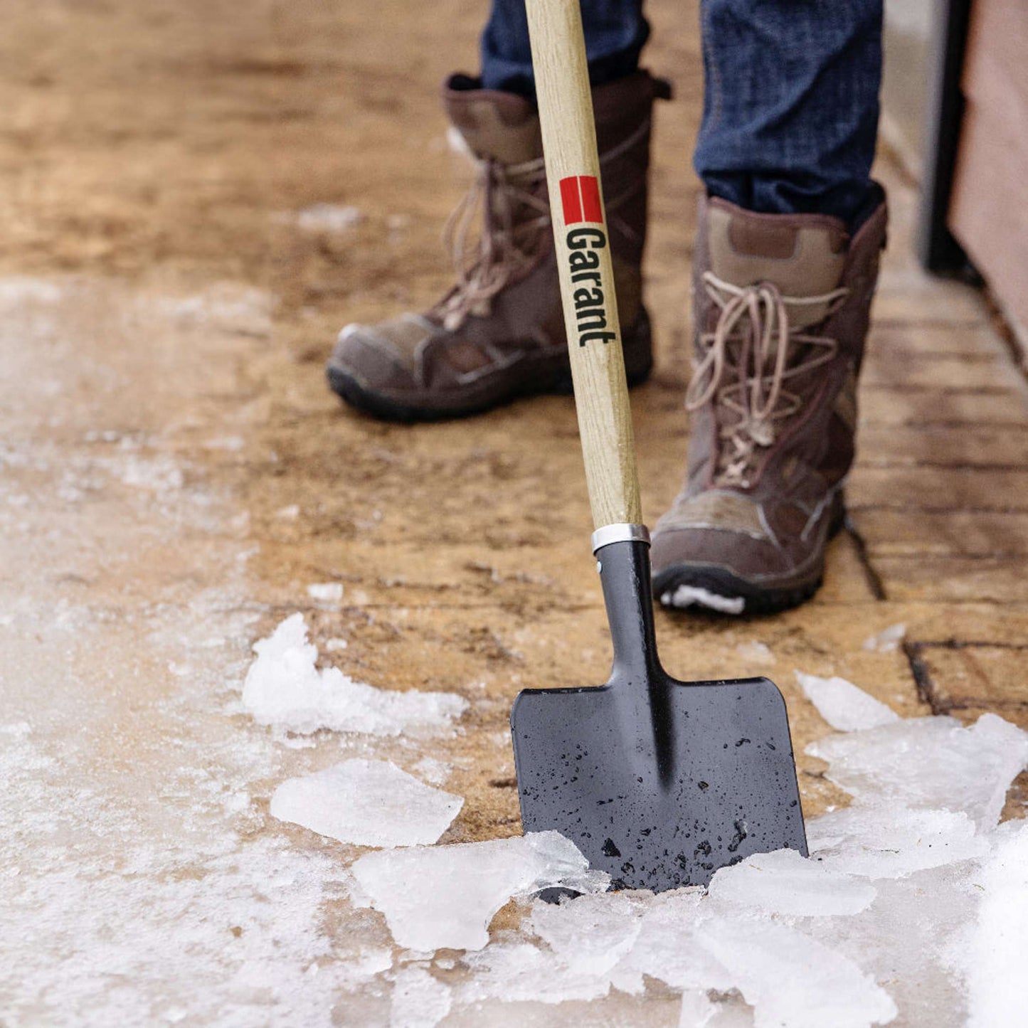Ice scraper, 7" tempered steel blade