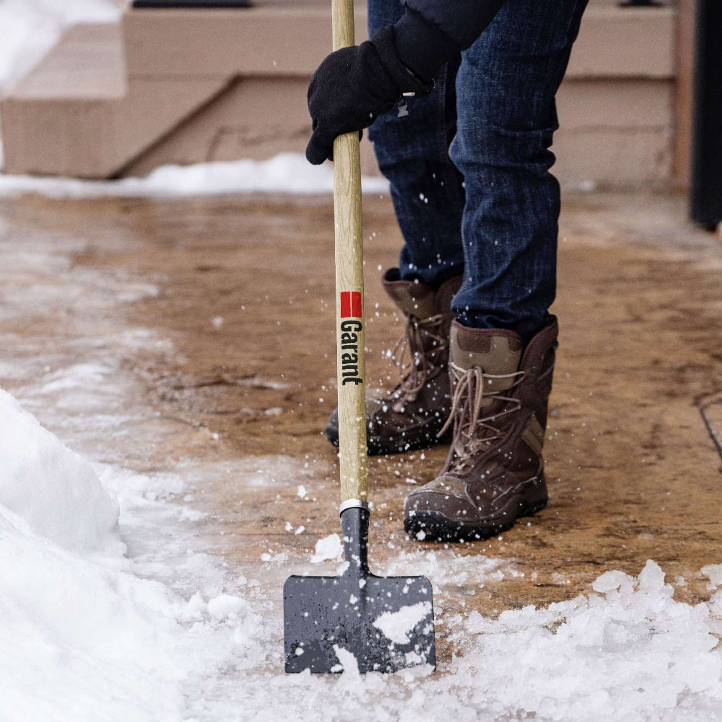Ice scraper, 7" tempered steel blade