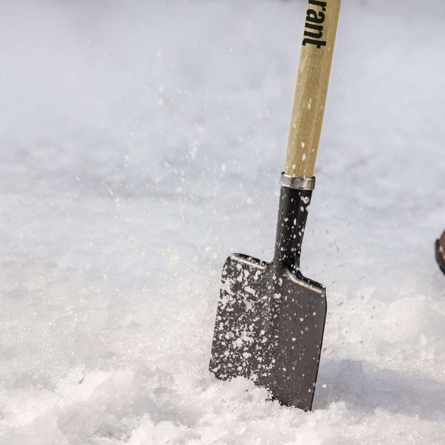 Ice scraper, 7" tempered steel blade