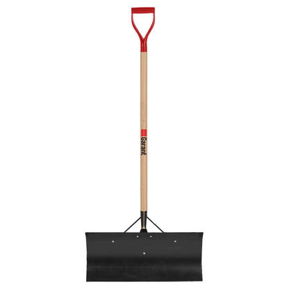 Snow pusher, 24" steel blade