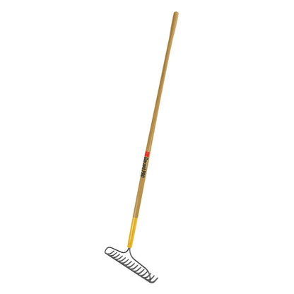 Bow rake wood handle