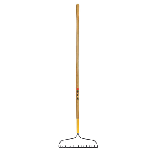 Râteau à arceau, manche en bois