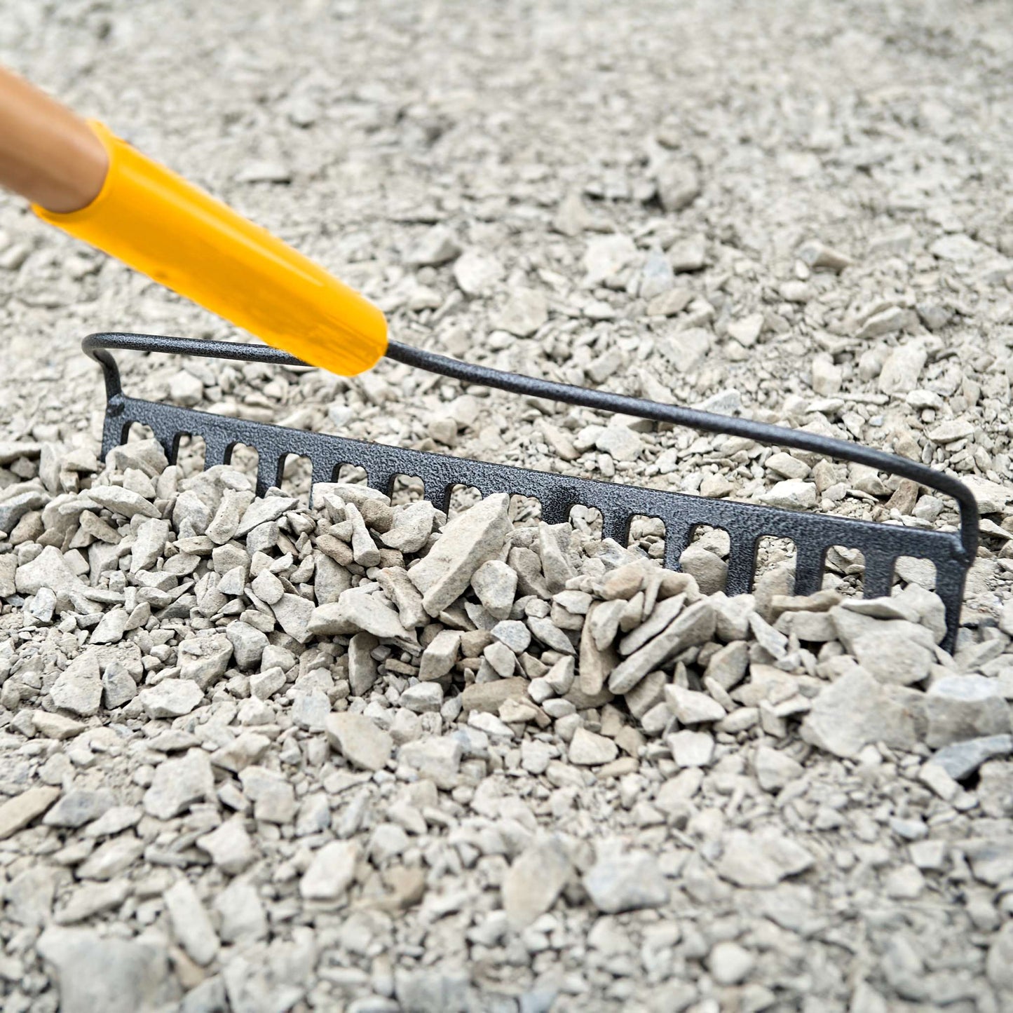 Bow rake wood handle