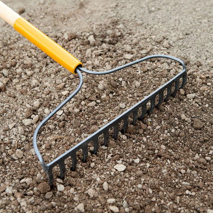 Bow rake wood handle