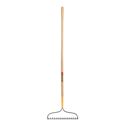 Bow rake wood handle