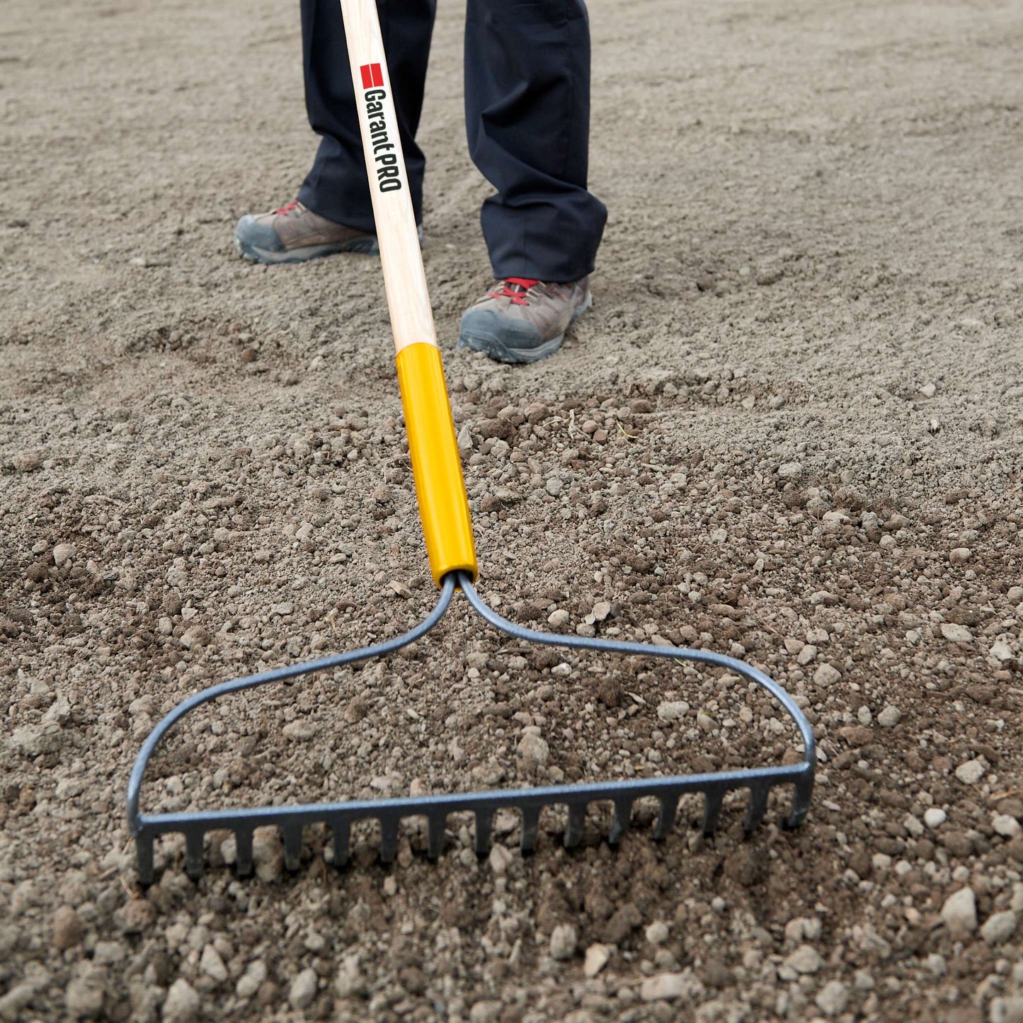 Bow rake wood handle