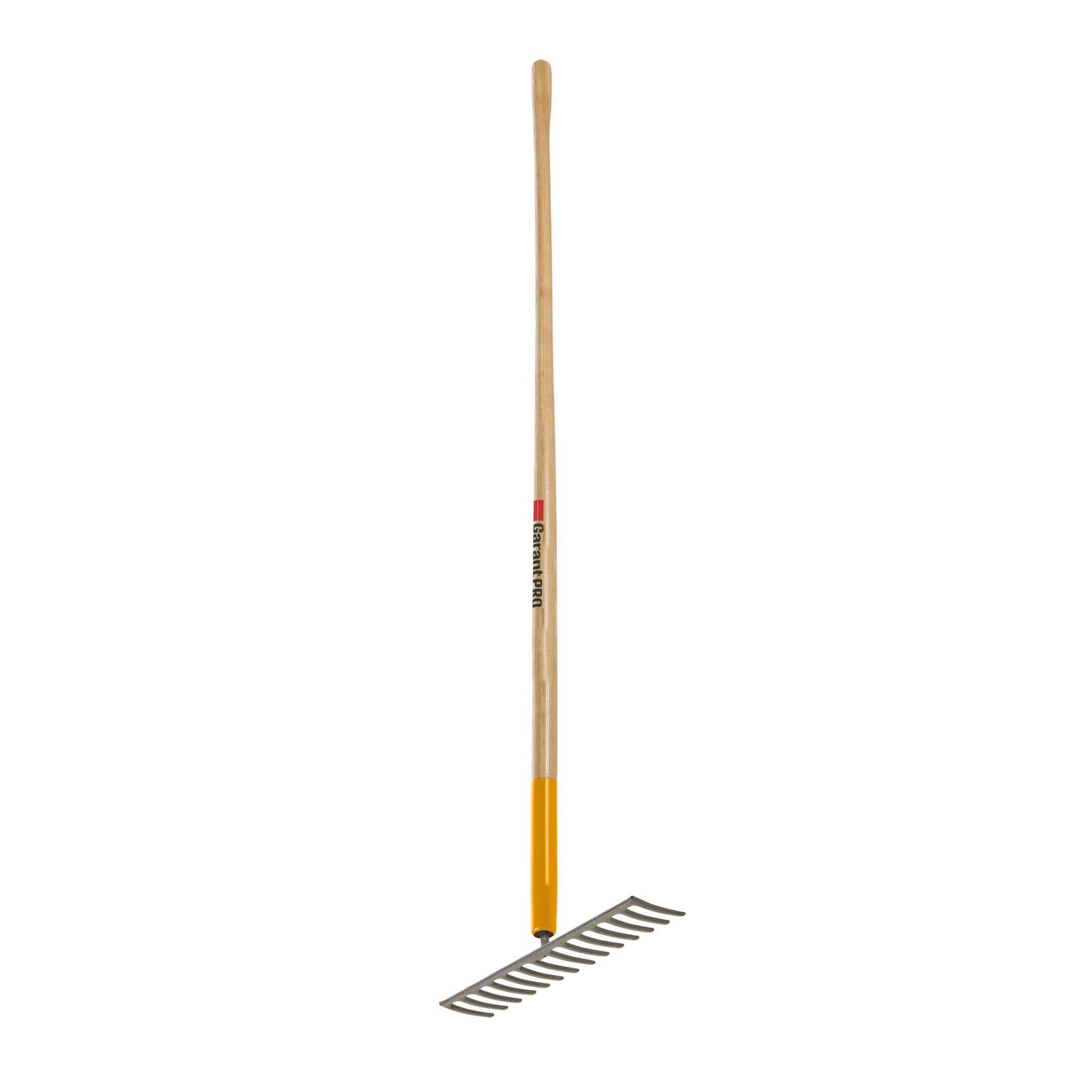 Level rake, wood handle
