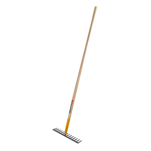 Râteau à niveler, manche en bois