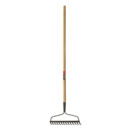 Bow rake wood handle