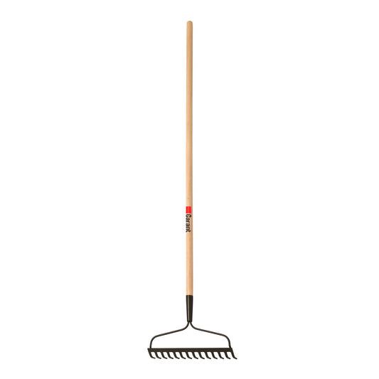 Bow rake wood handle