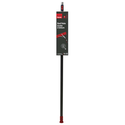 Roof rake, telescopic handle, 24" poly blade
