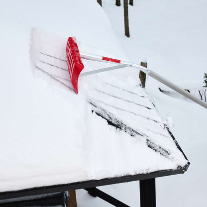 24" Telescopic Roof Rake with Aluminum Handle