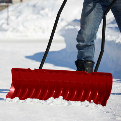 Pelle-grattoir à neige ergonomique 36 po avec manche en aluminium