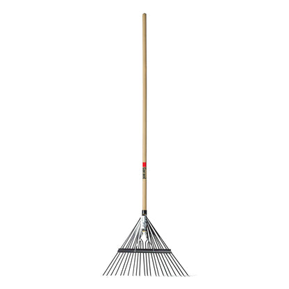 Springback lawn rake