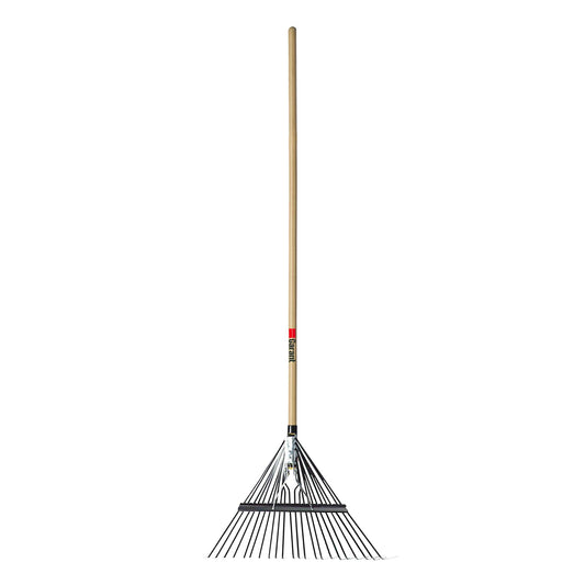 Springback lawn rake