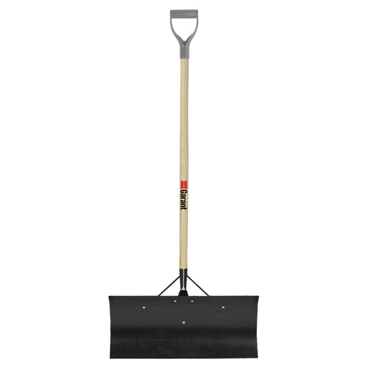 Snow pusher, 24" steel blade