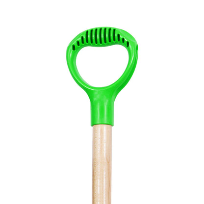 Round Point Tempered Steel Shovel with D-Grip Handle
