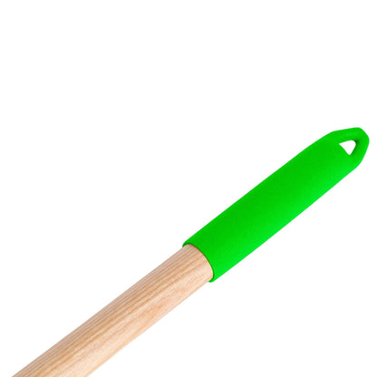 Pelle ronde en acier trempé à manche long