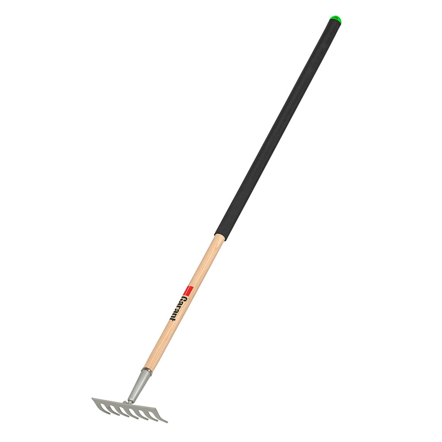 Level rake, wood handle