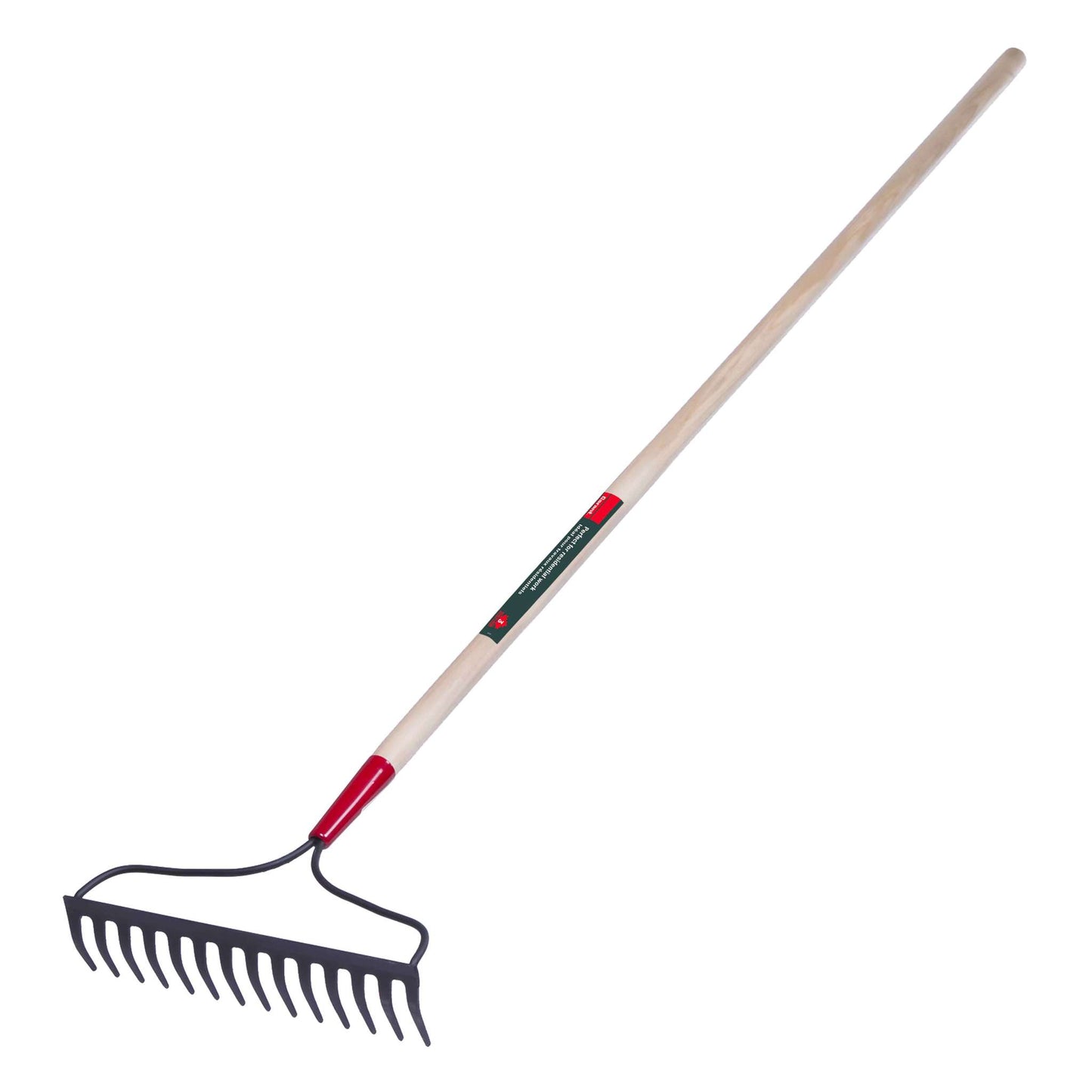 Bow rake wood handle