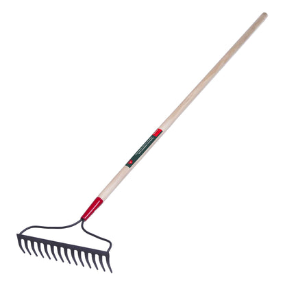 Bow rake wood handle