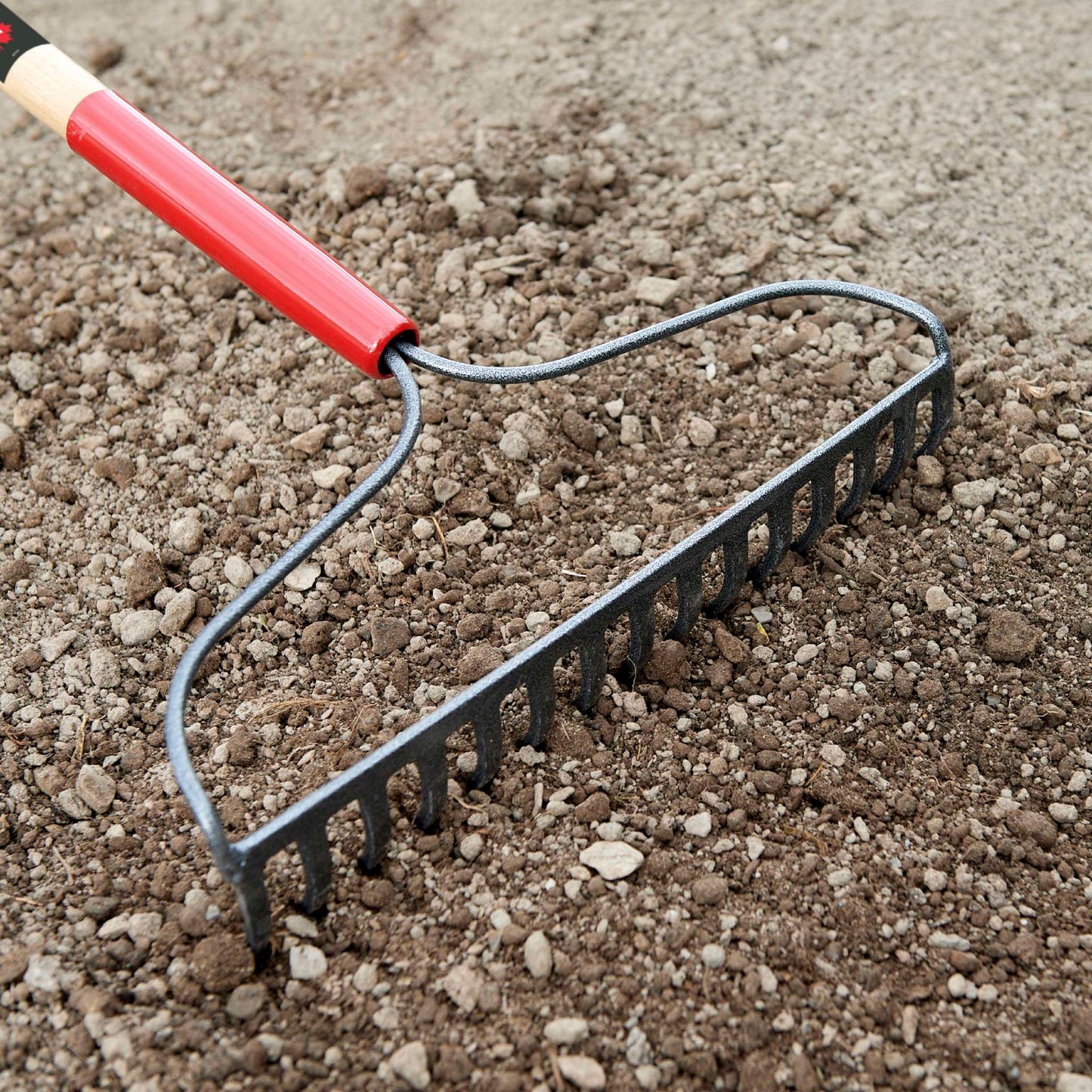 Bow rake wood handle