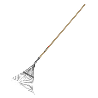 Springback lawn rake