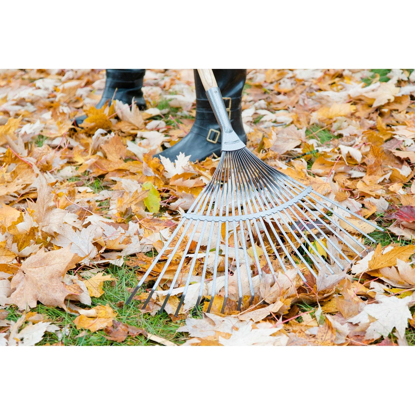 Balai à gazon à ressort