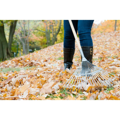 Springback lawn rake