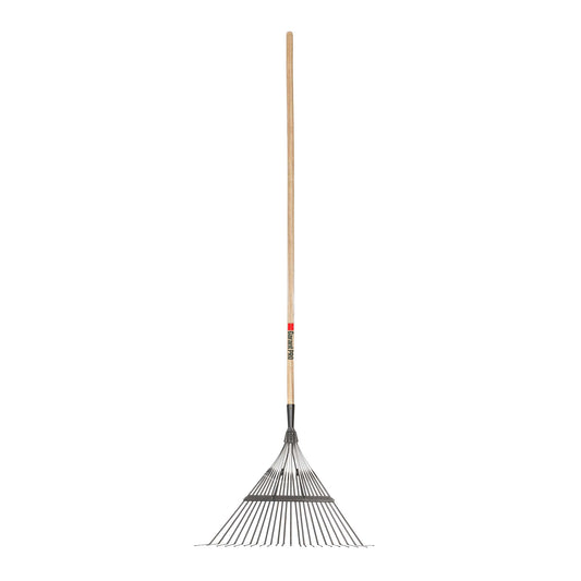 Springback lawn rake