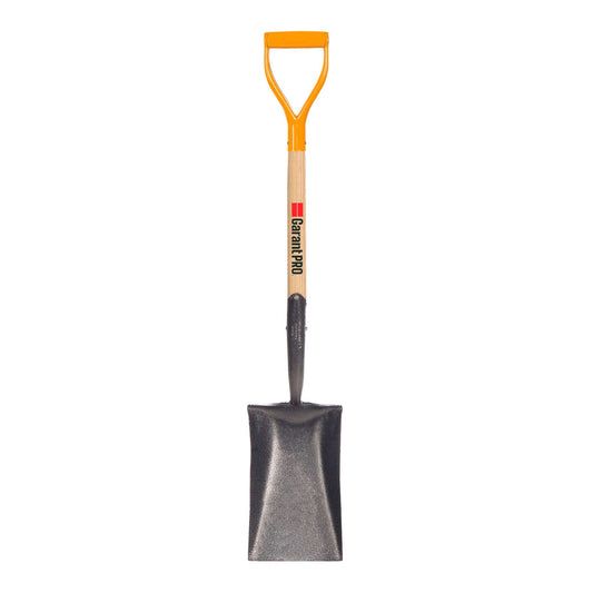 Garden spade, wood handle