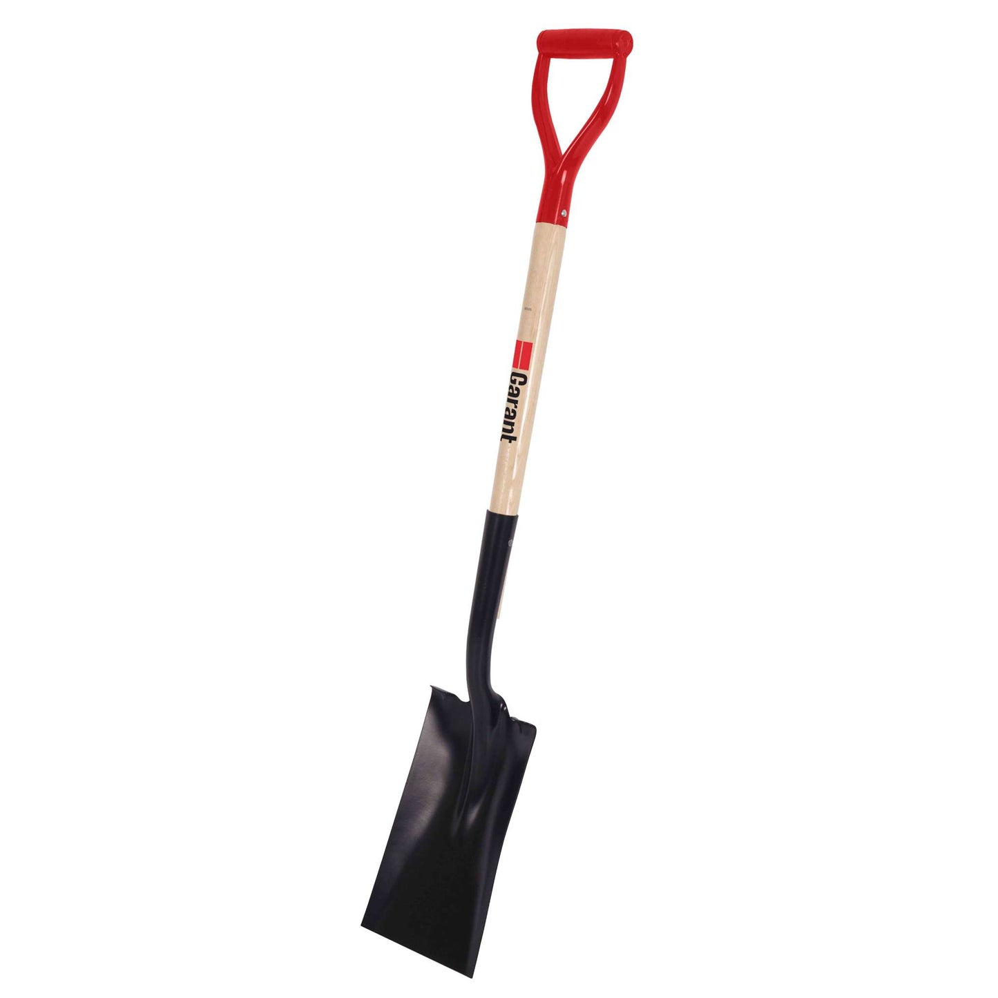 Garden spade, wood handle