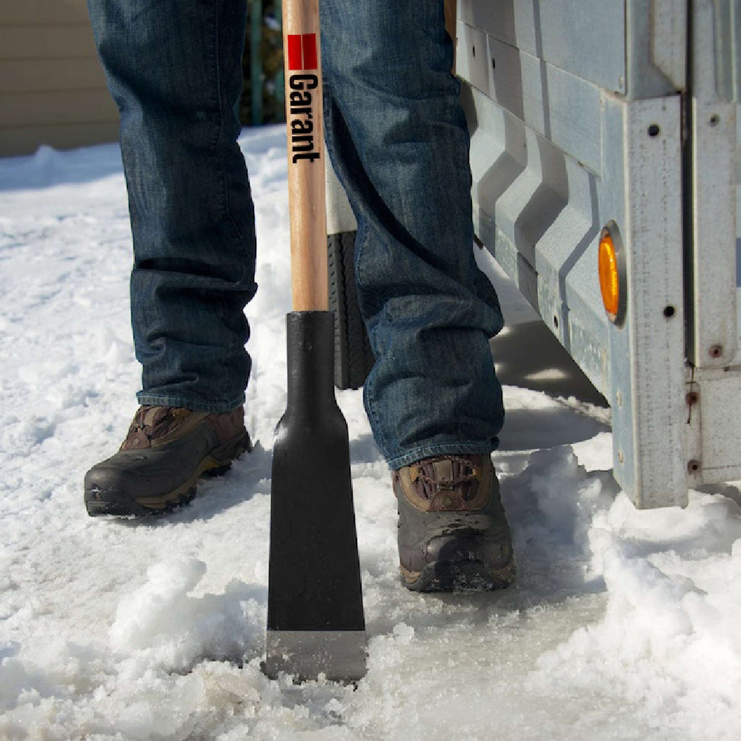 Ice scraper, 4" forged  steel blade