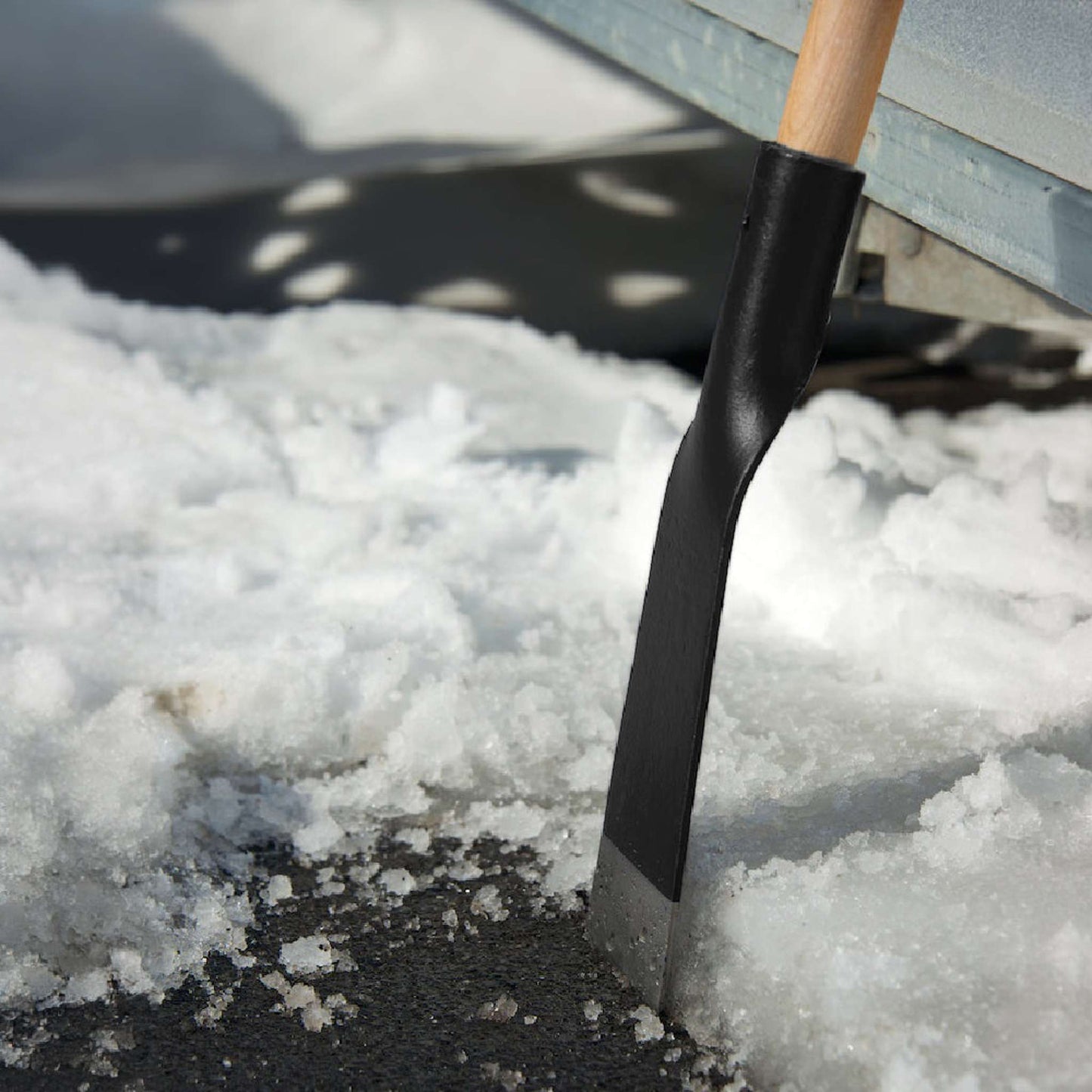 Ice scraper, 4" forged  steel blade