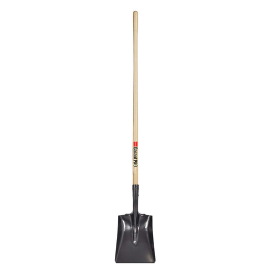 Pelle carrée, long manche en bois