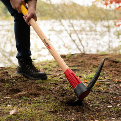 5 lbs pick and mattock, wood handle