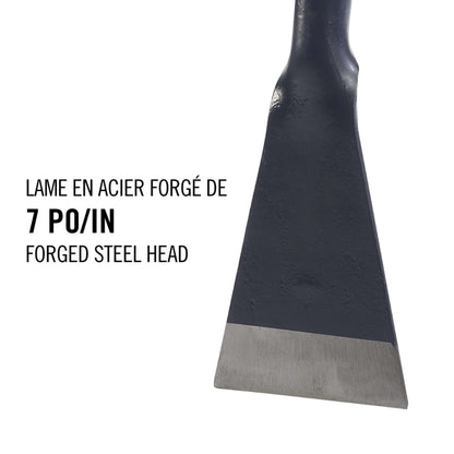 7" Ice Scraper with Forged and Tempered Steel Blade