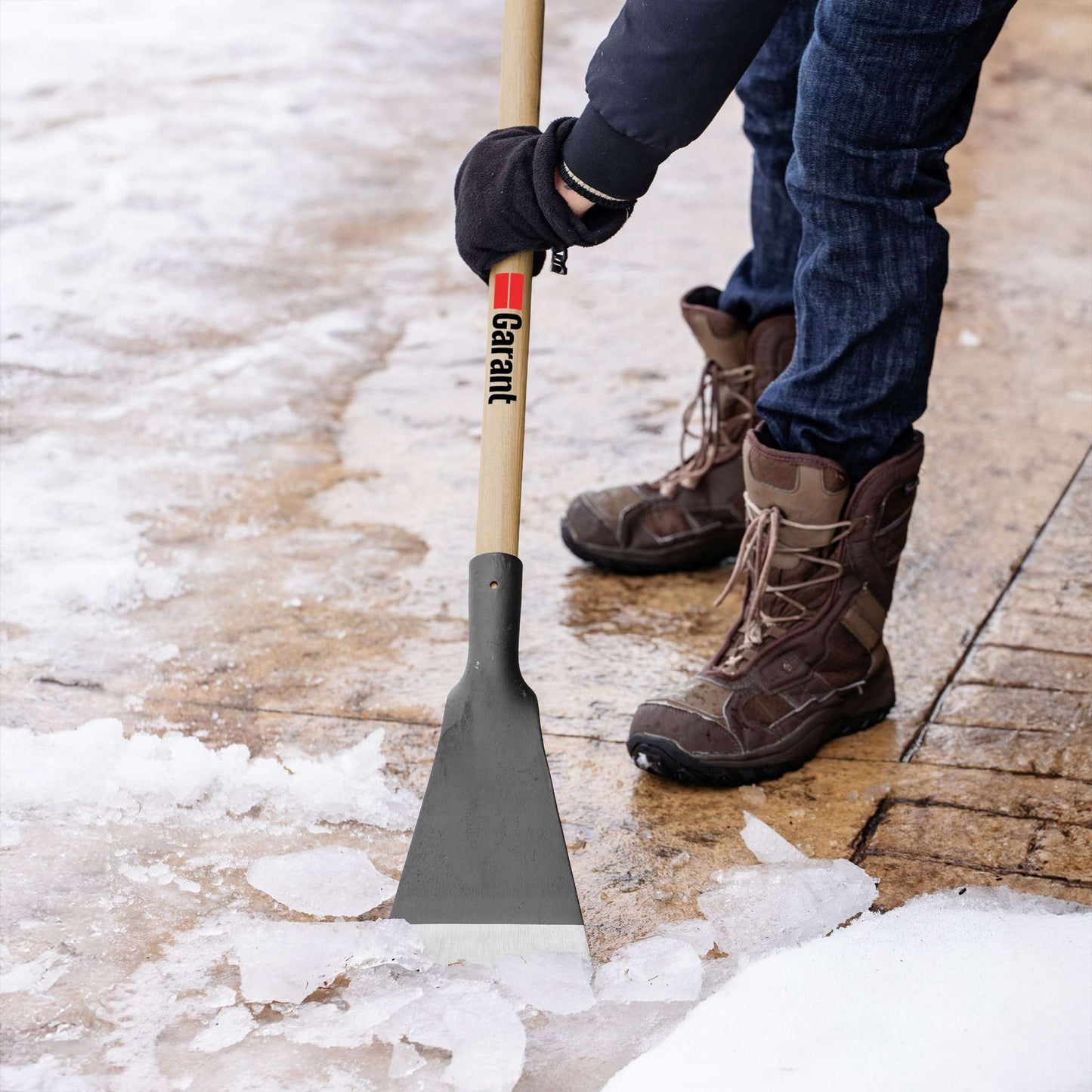 7" Ice Scraper with Forged and Tempered Steel Blade