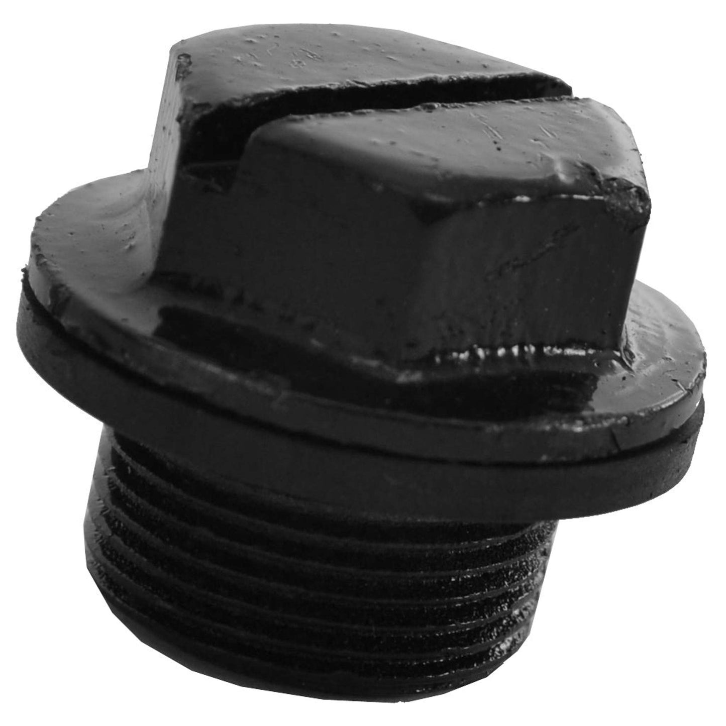 Lawn roller rubber plug