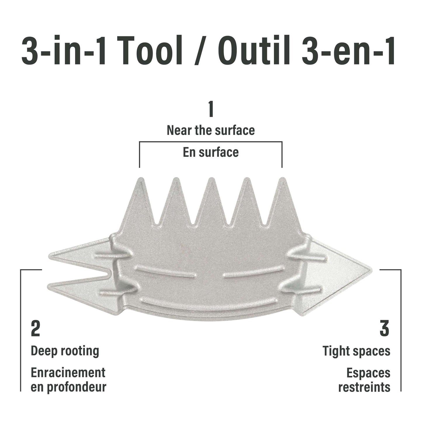 Multi-surface weeder