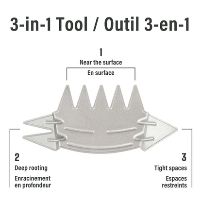 Multi-surface weeder