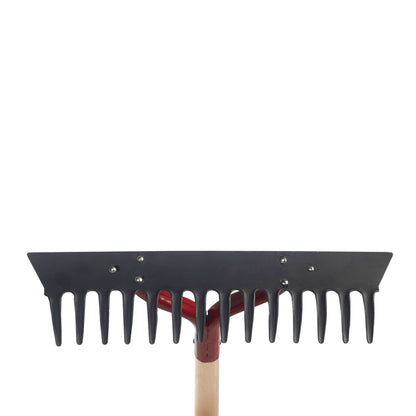 Bow rake wood handle