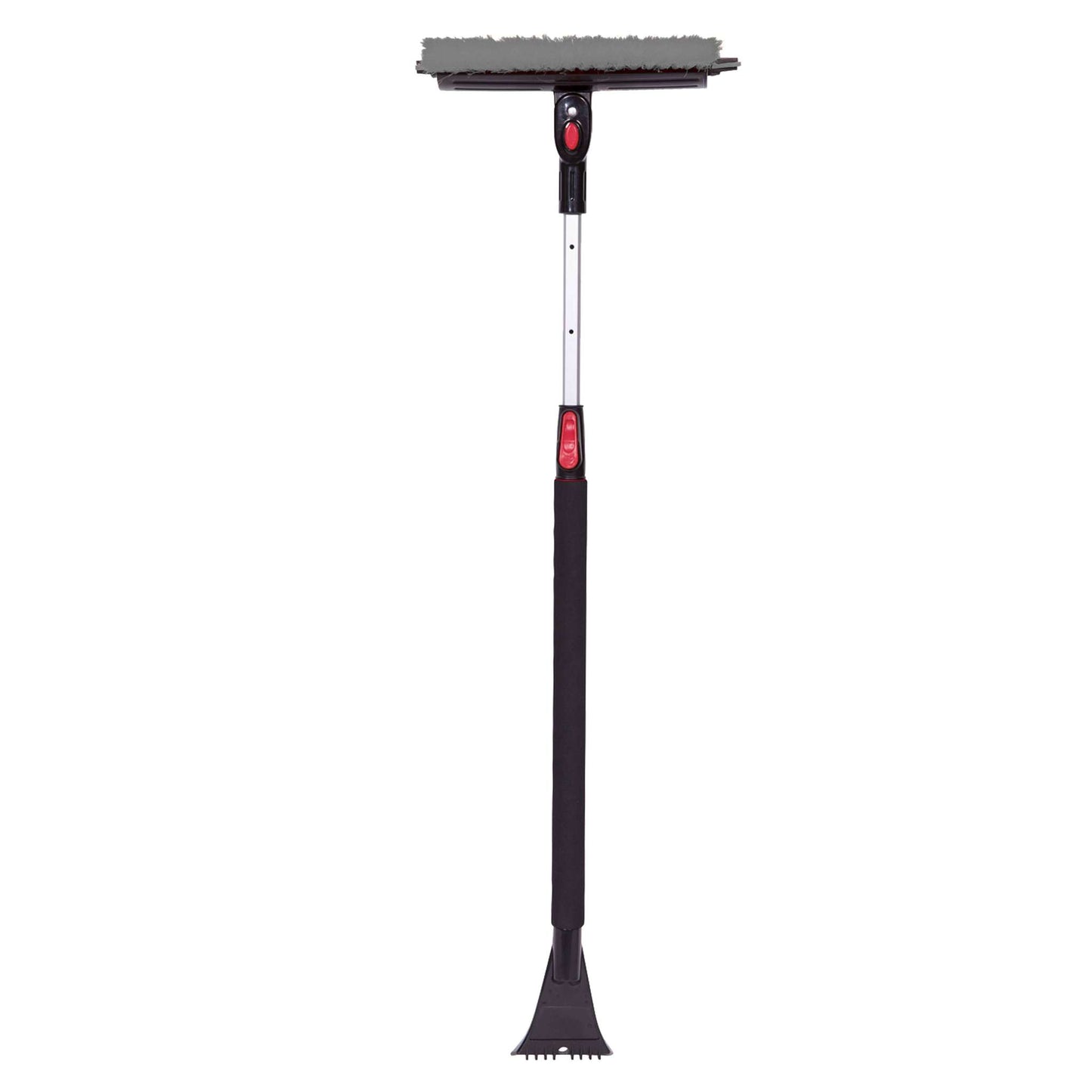 Telescopic dual head snow brush