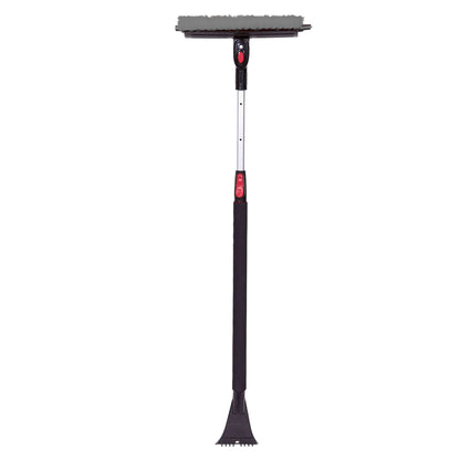 Telescopic dual head snow brush