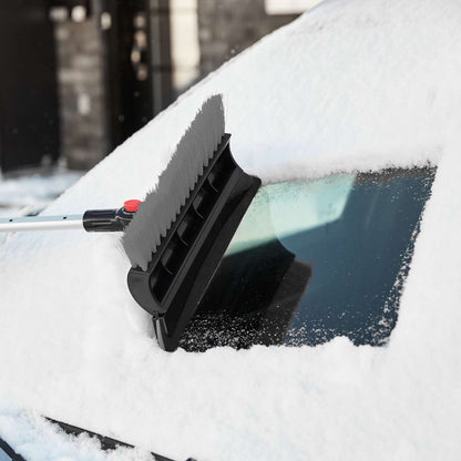 Balai à neige télescopique à double tête pivotante 54 po