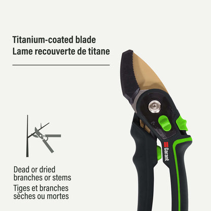 Sécateur à enclume en Titanium